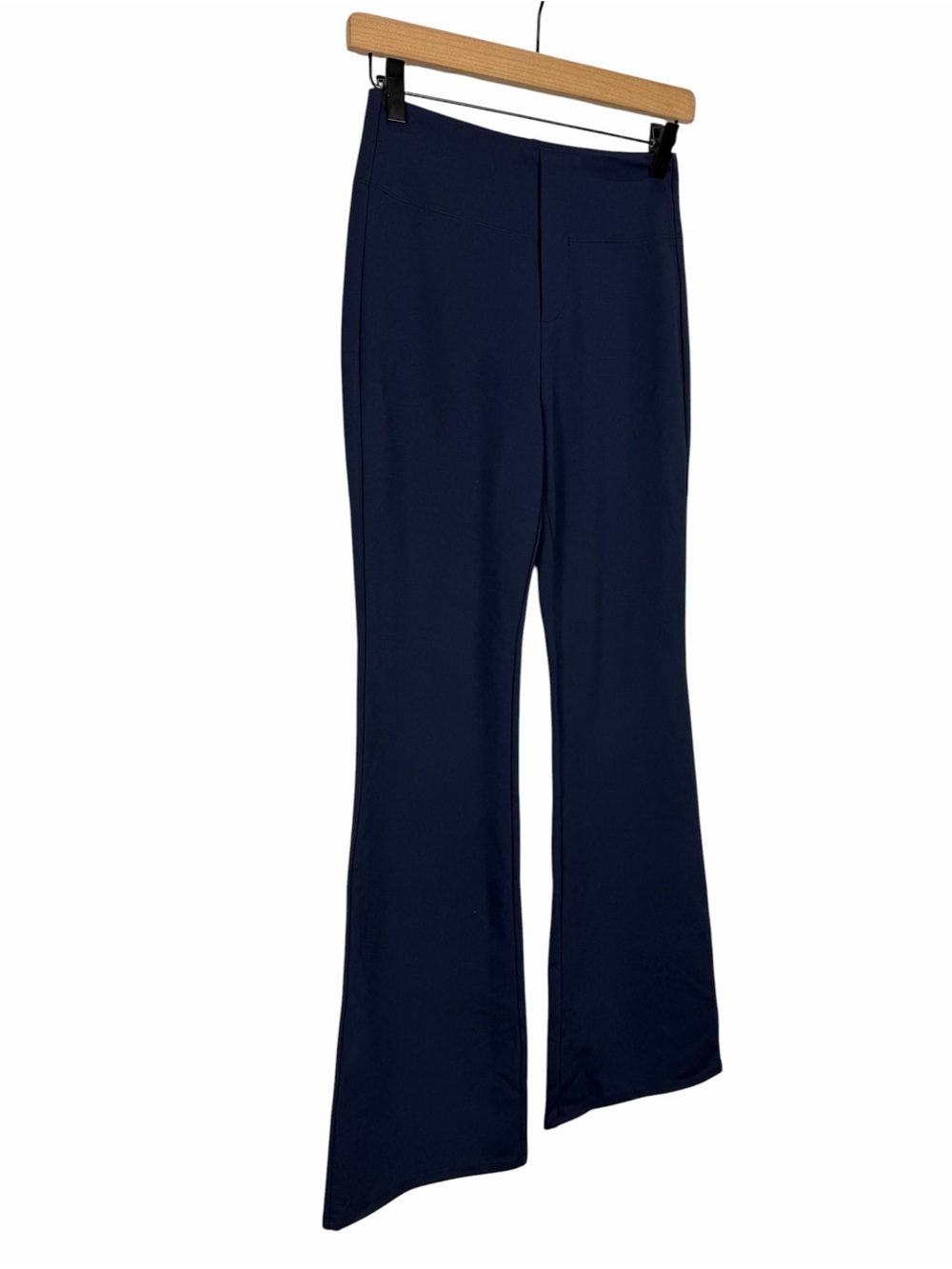 Halara Flex High Waisted Back Side Pocket Slight Flare Work Pants Navy Size XS - Picture 5 of 11